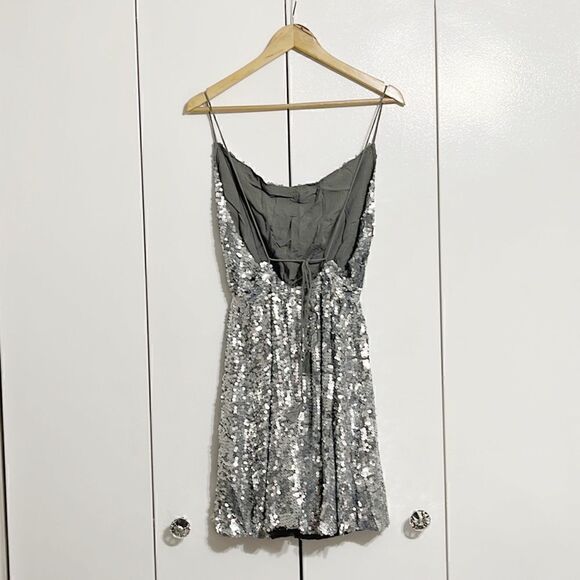 Free People Shimmerfest Mini Dress Size L - Picture 4 of 6